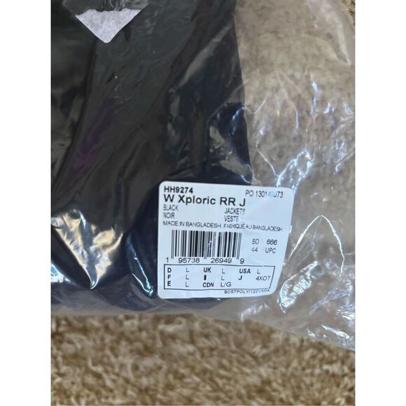 ADIDAS [L] TERREX XPLORIC RAIN.RDY BLACK RAIN/HIKING JACKET HH9274 - Picture 6 of 6